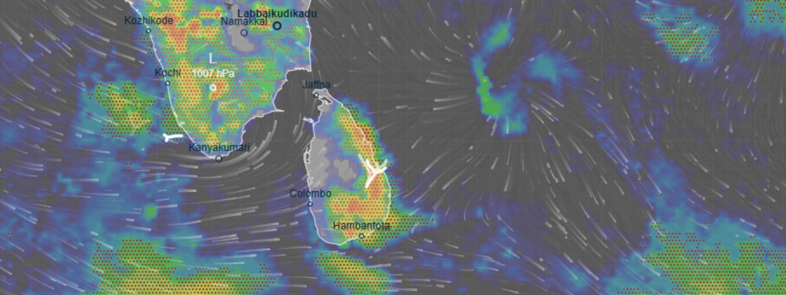 Rainfall Increase as ITCZ Near Sri Lanka: Met Dept
